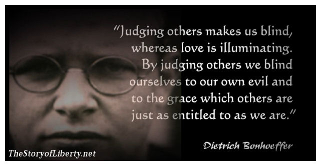 Dietrich Bonhoeffer on blindness to evil