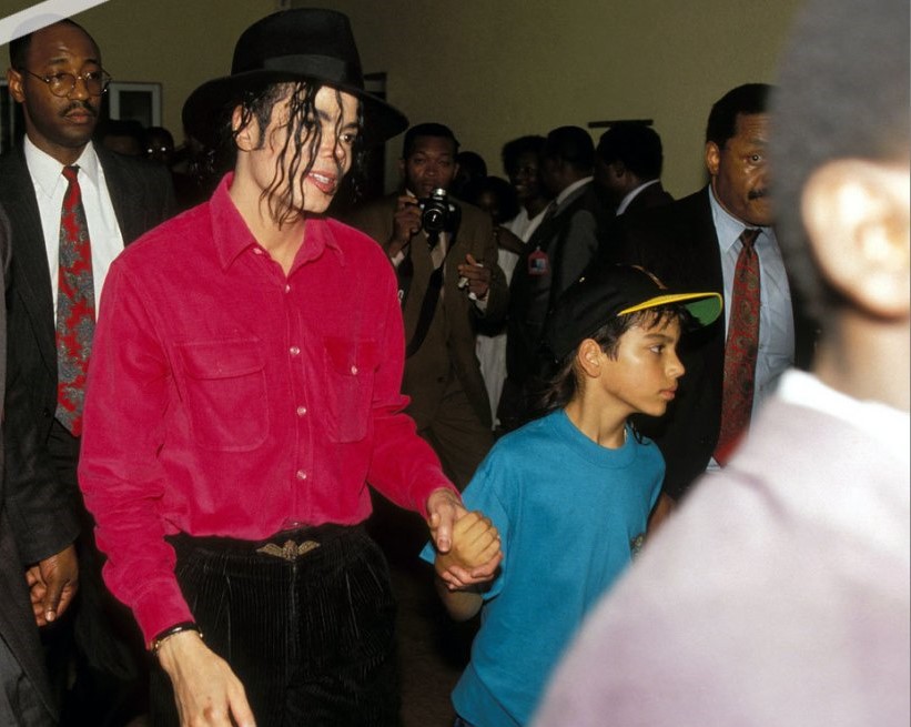 Michael Jackson and Brett Barnes