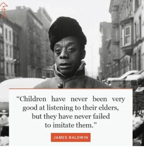 James Baldwin Quote on Imitation