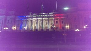 Solidarity with France & Nice (because of terror attack) in Melbourne