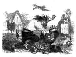 Les Deux Coqs (Jean-Jacques Grandville)