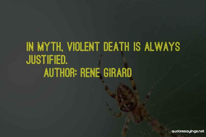 René Girard on Myth