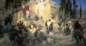 A Depiction of Jesus and the Woman taken in Adultery (Vasily Polenov)