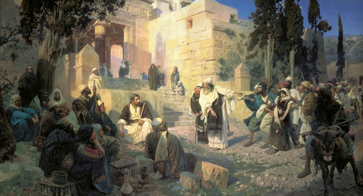 A Depiction of Jesus and the Woman taken in Adultery (Vasily Polenov)