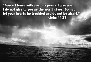 Peace I leave with you