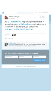 Patrick Loobuyck Joël De Ceulaer twitter