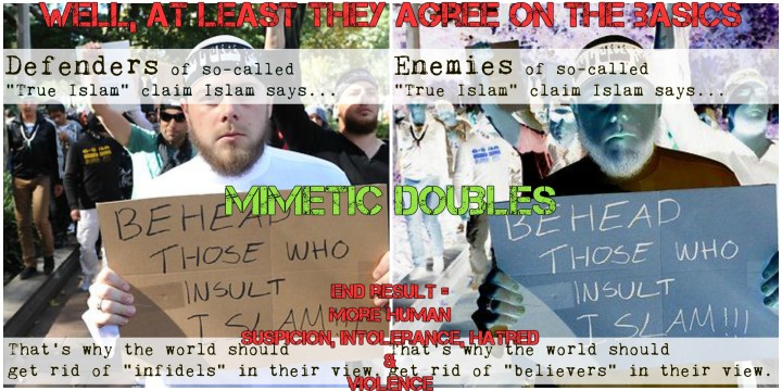 True Islam is Violent Mimetic Fight