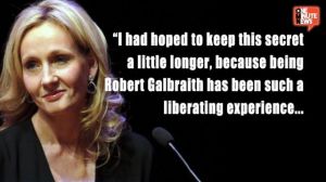 J.K. Rowling Robert Galbraith quote