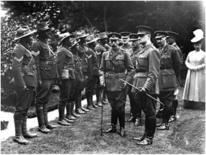 George V and members of WAFF