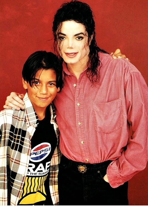 Michael Jackson and Brett Barnes (Photoshoot)