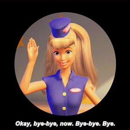 Barbie Waving Goodbye