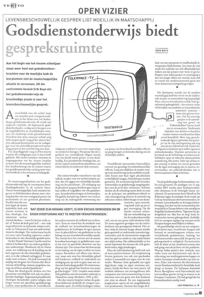 Tertio 7 september 2005