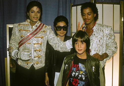 Michael Jackson and Sean Lennon 2