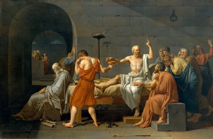 The Death of Socrates (Jacques-Louis David, 1787)