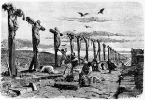 Pax Romana Crucifixion Via Appia